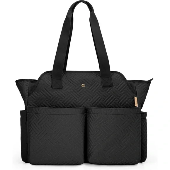 Fasrom Teacher Tote Bag for Work Women
 Color: Black - Picture 2 of 12
